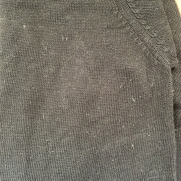 Grannycore cotton blend black cardigan with floral embroidery - Picture 9 of 9